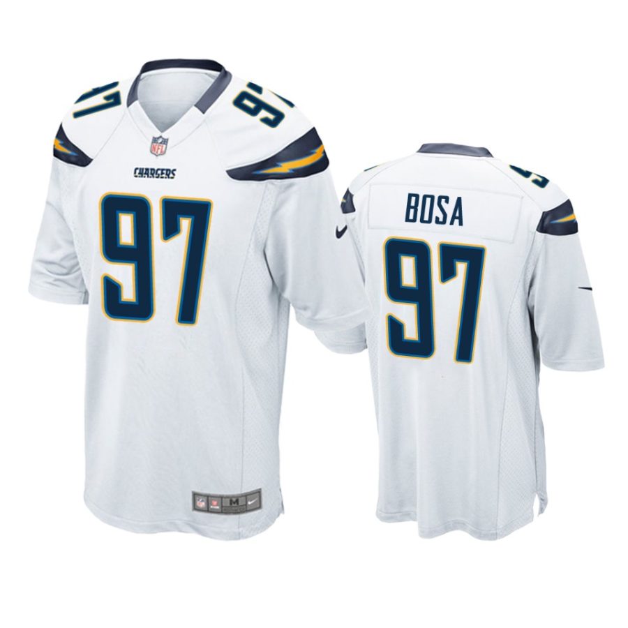 mens chargers joey bosa white game jersey