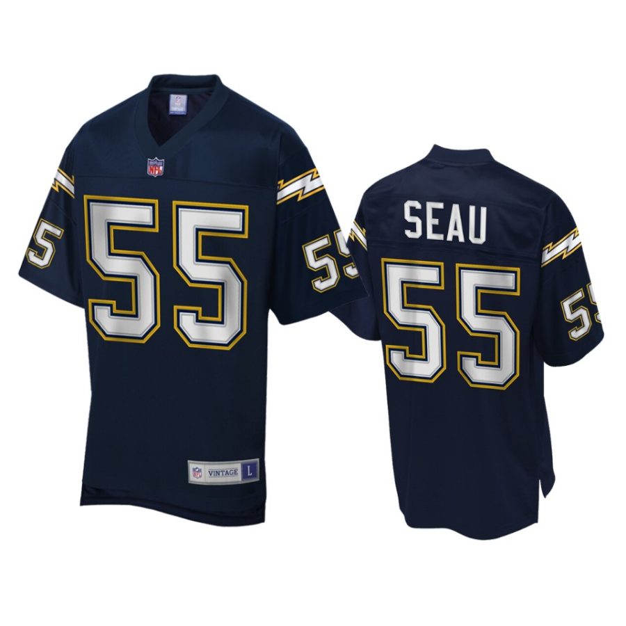 mens chargers junior seau navy nfl pro line retired player jersey