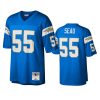 mens chargers junior seau powder blue legacy replica jersey