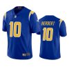 mens chargers justin herbert royal alternate vapor limited jersey