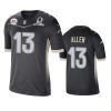 mens chargers keenan allen anthracite 2021 afc pro bowl game jersey