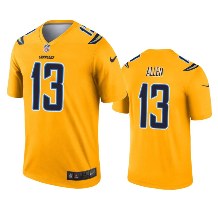 mens chargers keenan allen gold inverted legend jersey