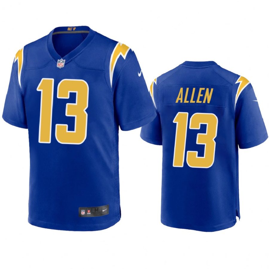 mens chargers keenan allen royal 2020 game jersey