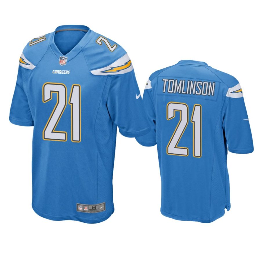 mens chargers ladainian tomlinson powder blue game jersey