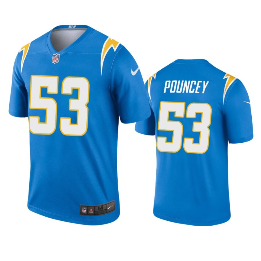 mens chargers mike pouncey powder blue 2020 legend jersey