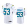 mens chargers mike pouncey white 2020 game jersey