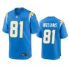 mens chargers mike williams powder blue 2020 game jersey