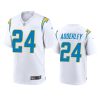 mens chargers nasir adderley white 2020 game jersey