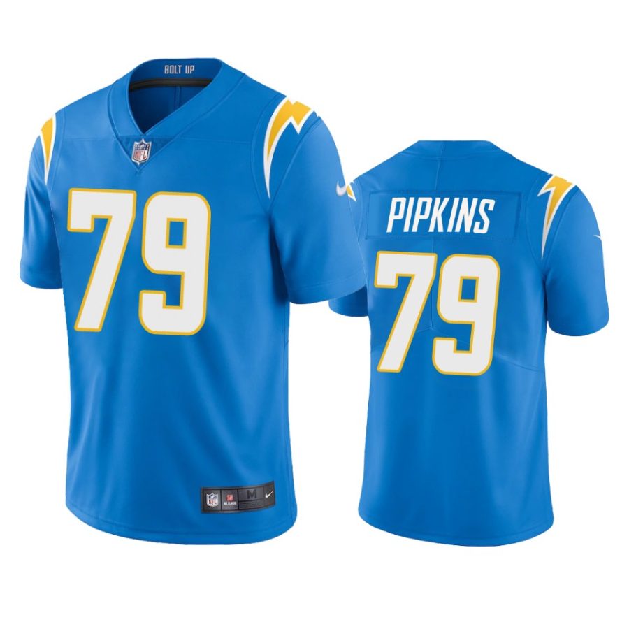 mens chargers trey pipkins powder blue 2020 vapor limited jersey