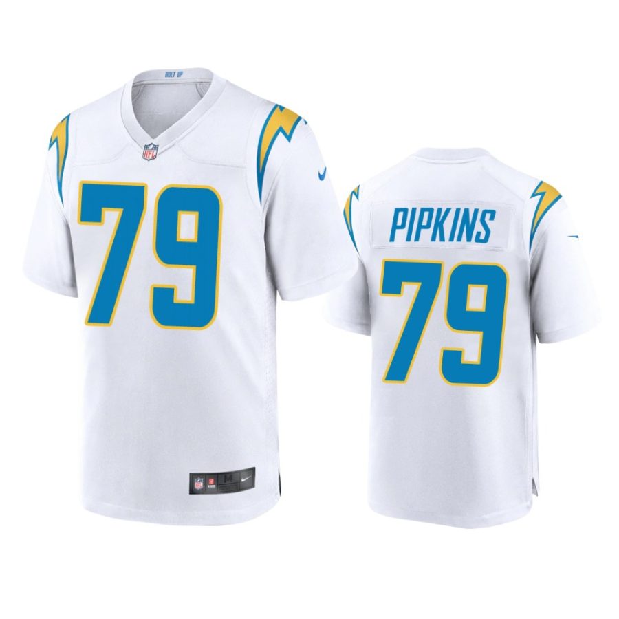 mens chargers trey pipkins white 2020 game jersey