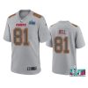 mens chiefs blake bell gray super bowl lvii atmosphere jersey
