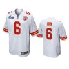 mens chiefs bryan cook white super bowl lvii game jersey