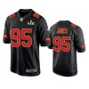 mens chiefs chris jones black super bowl lv game fashion jersey