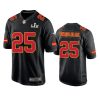 mens chiefs clyde edwards helaire black super bowl lv game fashion jersey
