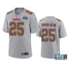 mens chiefs clyde edwards helaire gray super bowl lvii atmosphere jersey