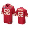 mens chiefs creed humphrey red super bowl lvii game jersey
