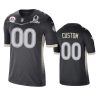 mens chiefs custom anthracite 2021 afc pro bowl game jersey