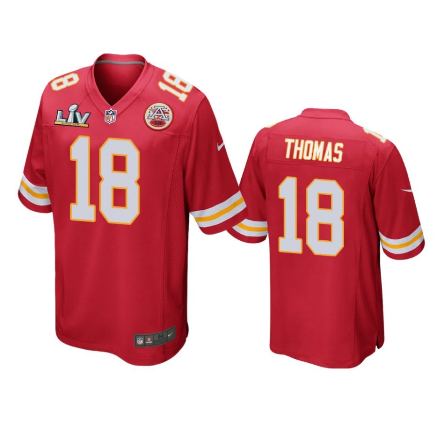 mens chiefs emmitt thomas red super bowl lv game jersey