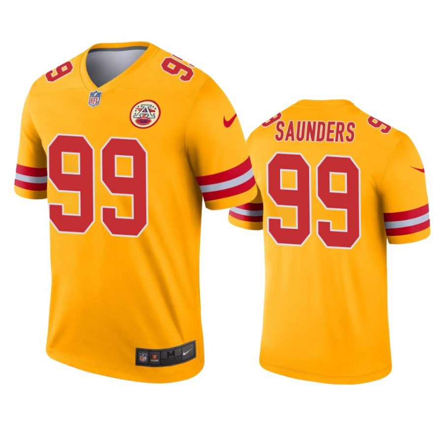 mens chiefs khalen saunders gold inverted legend jersey