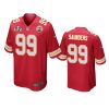 mens chiefs khalen saunders red super bowl lv game jersey