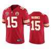 mens chiefs patrick mahomes red 60th anniversary vapor limited jersey