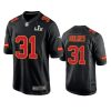 mens chiefs priest holmes black super bowl lv game fashion jersey