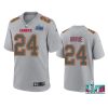 mens chiefs skyy moore gray super bowl lvii atmosphere jersey