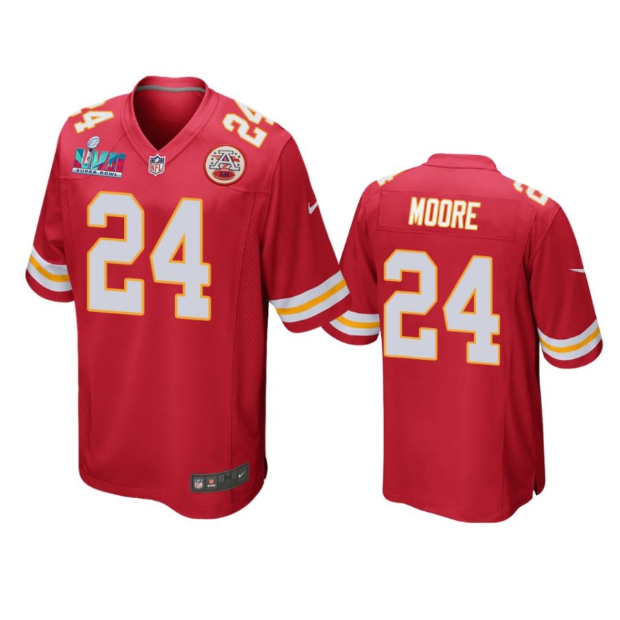 mens chiefs skyy moore red super bowl lvii game jersey