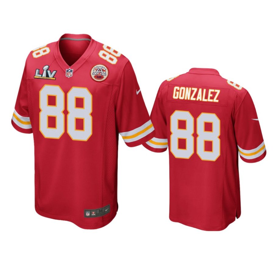 mens chiefs tony gonzalez red super bowl lv game jersey