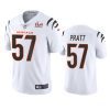 mens cincinnati bengals germaine pratt white super bowl lvi limited jersey