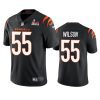 mens cincinnati bengals logan wilson black super bowl lvi limited jersey