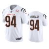 mens cincinnati bengals sam hubbard white super bowl lvi limited jersey