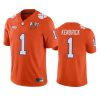 mens clemson tigers derion kendrick orange 2020 national championship jersey