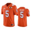 mens clemson tigers tee higgins orange 2018 national champions jersey