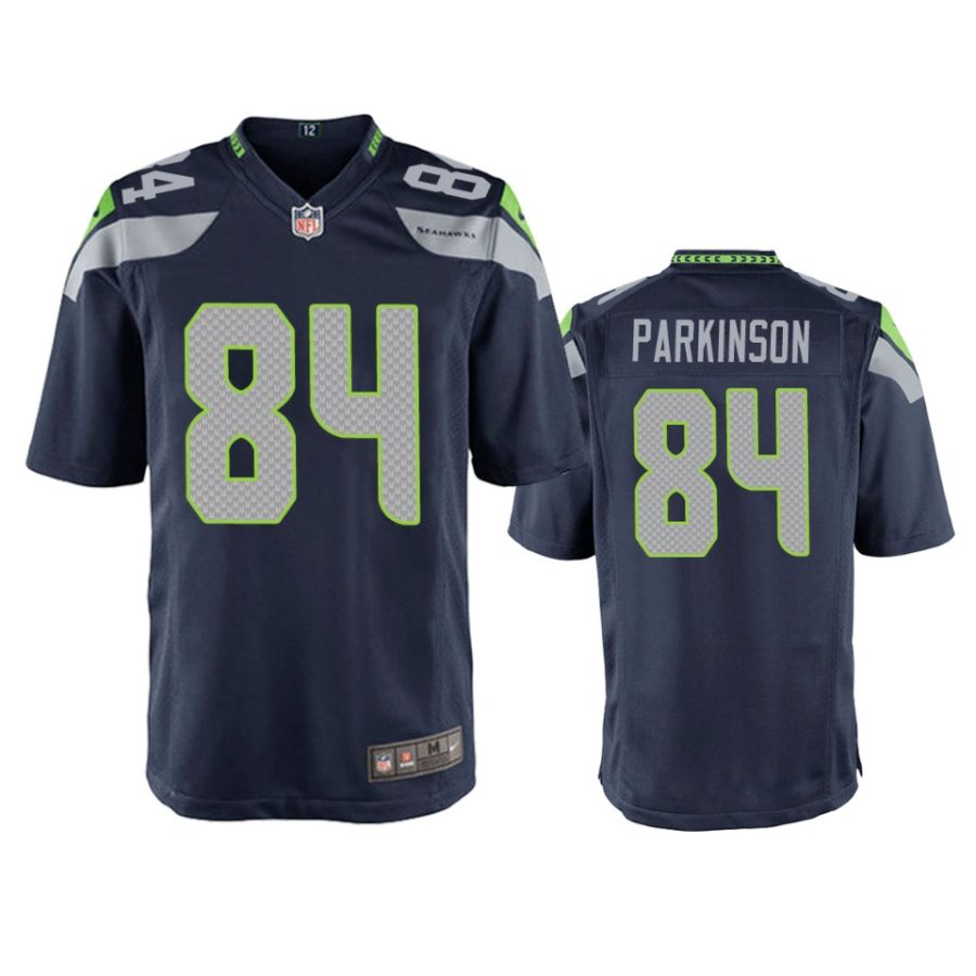 mens colby parkinson seahawks college navy game jersey