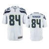 mens colby parkinson seahawks white game jersey