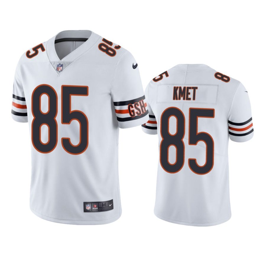 mens cole kmet bears white vapor jersey