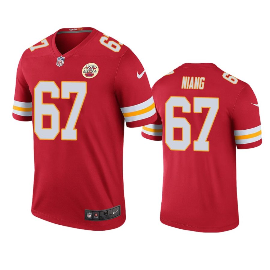 mens color rush legend chiefs lucas niang red jersey