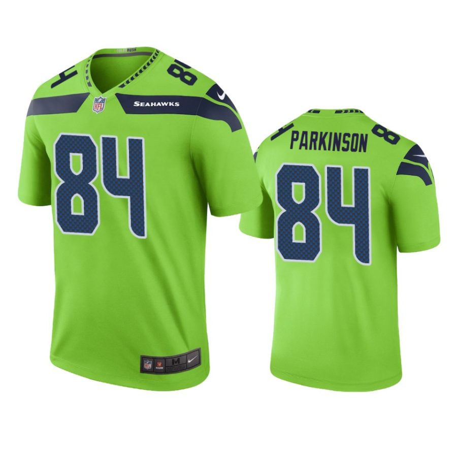 mens color rush legend seahawks colby parkinson green jersey