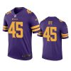 mens color rush legend vikings troy dye purple jersey