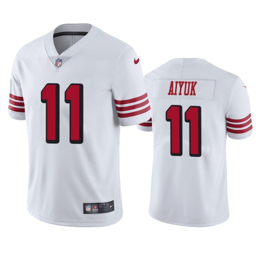 mens color rush limited brandon aiyuk 49ers white jersey