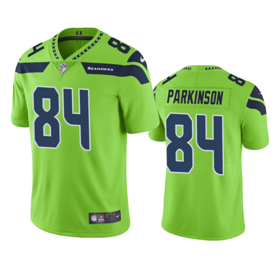 mens color rush limited colby parkinson seahawks green jersey