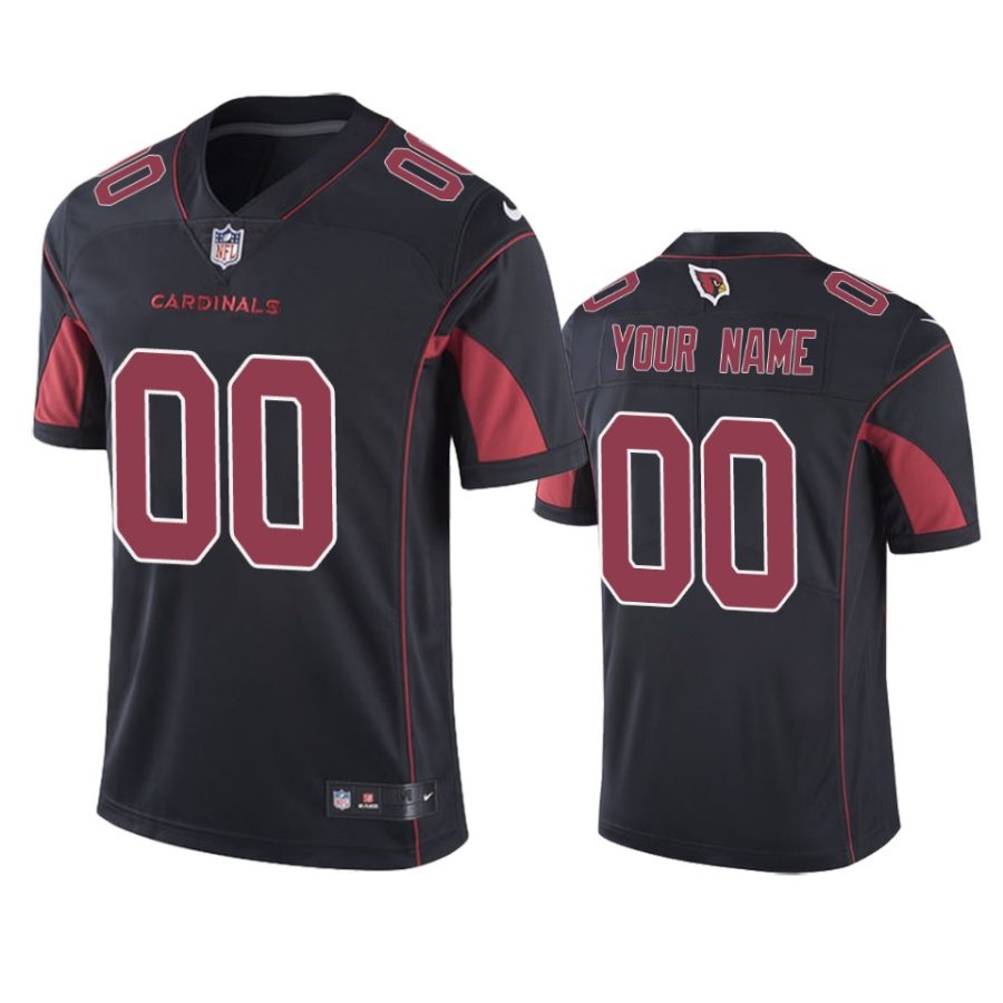 mens color rush limited custom cardinals black jersey