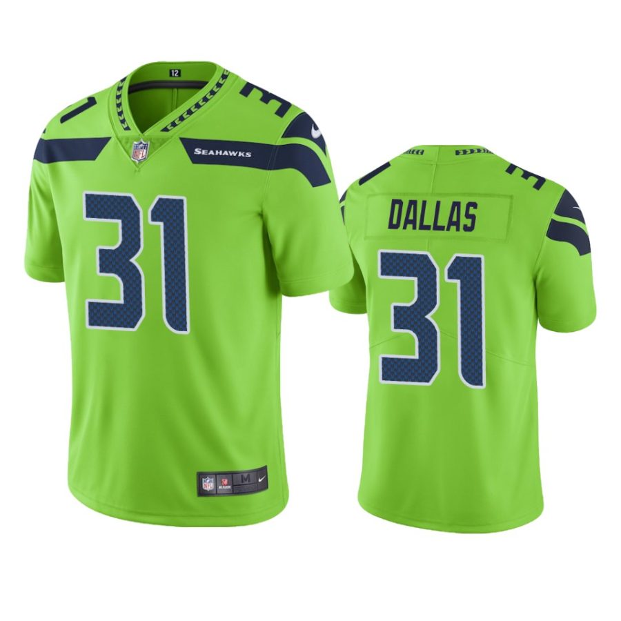 mens color rush limited deejay dallas seahawks green jersey