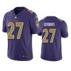 mens color rush limited j.k. dobbins ravens purple jersey