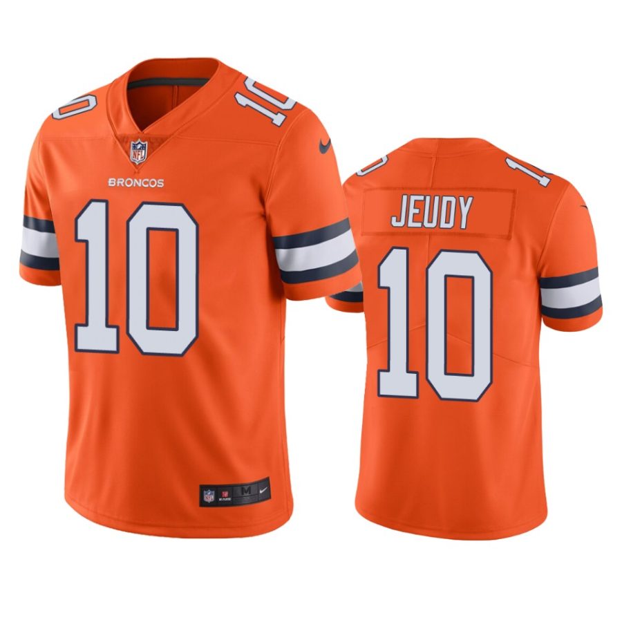 mens color rush limited jerry jeudy broncos orange jersey