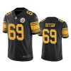 mens color rush limited kevin dotson steelers black jersey