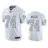 mens color rush limited kolton miller raiders white jersey