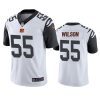 mens color rush limited logan wilson bengals white jersey