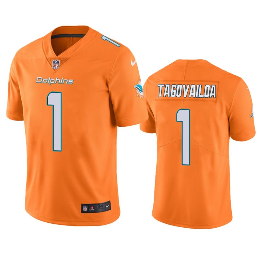 mens color rush limited tua tagovailoa dolphins orange jersey